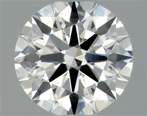 Picture of Natural Diamond 0.44 Carats, Round with Excellent Cut, G Color, SI1 Clarity and Certified by GIA