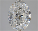Diamante Natural 2.01 quilates, Ovalado , Color E, claridad SI1 y certificado GIA