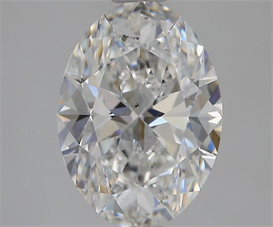 Foto Diamante Natural 2.01 quilates, Ovalado , Color E, claridad SI1 y certificado GIA de