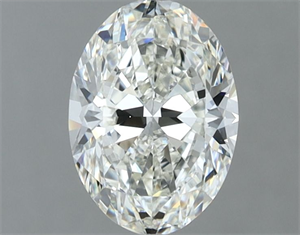 Picture of Natural Diamond 1.01 Carats, Oval with  Cut, I Color, VVS2 Clarity and Certified by IGI