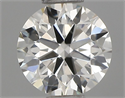 Natural Diamond 0.52 Carats, Round with Excellent Cut, K Color, SI1 Clarity and Certified by IGI