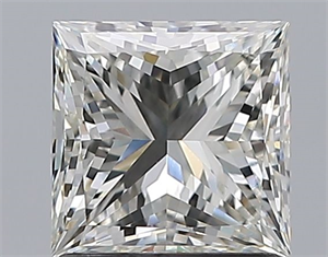 Picture of Natural Diamond 1.51 Carats, Princess with  Cut, I Color, VS1 Clarity and Certified by GIA
