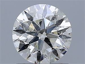 Picture of Natural Diamond 1.05 Carats, Round with Excellent Cut, I Color, SI2 Clarity and Certified by IGI