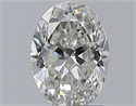 Natural Diamond 1.20 Carats, Oval with  Cut, I Color, SI2 Clarity and Certified by GIA