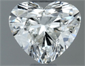 Natural Diamond 0.50 Carats, Heart with  Cut, G Color, SI1 Clarity and Certified by GIA