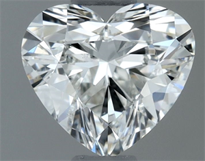 Picture of Natural Diamond 0.50 Carats, Heart with  Cut, G Color, SI1 Clarity and Certified by GIA