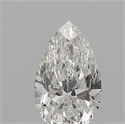 Natural Diamond 0.26 Carats, Pear with  Cut, G Color, I1 Clarity and Certified by GIA