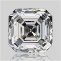 Natural Diamond 1.51 Carats, Asscher with  Cut, J Color, VVS2 Clarity and Certified by GIA