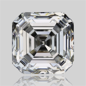 Picture of Natural Diamond 1.51 Carats, Asscher with  Cut, J Color, VVS2 Clarity and Certified by GIA