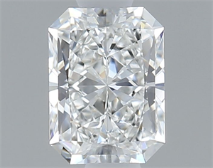 Foto Diamante Natural 0.51 quilates, Radiante , Color F, claridad SI1 y certificado GIA de