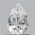 Diamante Natural 0.70 quilates, De pera , Color E, claridad VVS2 y certificado GIA