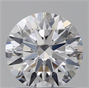 Lab Grown Diamond 1.03 Carats, Round with Ideal Cut, D Color, VVS1 Clarity and Certified by IGI