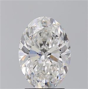 Picture of Natural Diamond 2.58 Carats, Oval with  Cut, F Color, VS1 Clarity and Certified by GIA