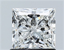 Natural Diamond 1.02 Carats, Princess with  Cut, G Color, VS2 Clarity and Certified by GIA
