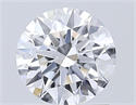 Lab Grown Diamond 1.06 Carats, Round with Ideal Cut, D Color, VVS1 Clarity and Certified by IGI