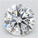 Del inventario de diamantes de laboratorio, 3.60 quilates, Redondo , Color D, claridad VVS1 y certificado GIA