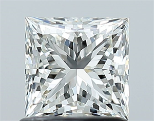 Picture of Natural Diamond 1.03 Carats, Princess with  Cut, H Color, VVS2 Clarity and Certified by GIA