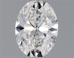 Picture of Natural Diamond 0.46 Carats, Oval with  Cut, F Color, VVS1 Clarity and Certified by GIA