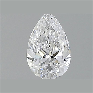 Picture of Natural Diamond 0.52 Carats, Pear with  Cut, D Color, VVS1 Clarity and Certified by GIA