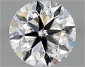 Natural Diamond 1.00 Carats, Round with Very Good Cut, H Color, VVS2 Clarity and Certified by GIA