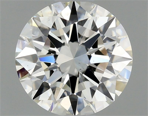 Foto Diamante Natural 0.75 quilates, Redondo , Color I, claridad SI1 y certificado GIA de