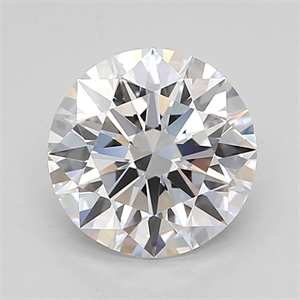 Picture of Lab Grown Diamond 2.11 Carats, Round with Ideal Cut, D Color, FL Clarity and Certified by IGI