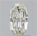 Natural Diamond 0.70 Carats, Oval with  Cut, J Color, VS2 Clarity and Certified by GIA