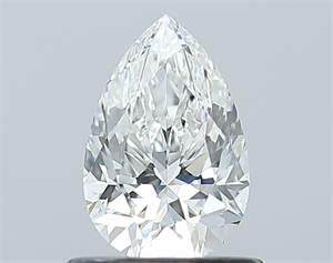 Foto Diamante Natural 0.70 quilates, De pera , Color G, claridad VS1 y certificado GIA de