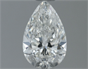 Natural Diamond 0.82 Carats, Pear with  Cut, H Color, VS1 Clarity and Certified by GIA