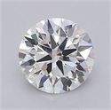 Del inventario de diamantes de laboratorio, 1.51 quilates, Redondo , Color F, claridad VVS2 y certificado IGI