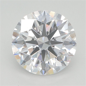 Picture of Lab Grown Diamond 3.46 Carats, Round with Excellent Cut, D Color, VVS1 Clarity and Certified by GIA