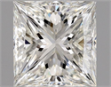 Natural Diamond 0.90 Carats, Princess with  Cut, H Color, VS1 Clarity and Certified by GIA