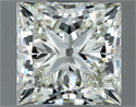 Natural Diamond 1.50 Carats, Princess with  Cut, J Color, VVS2 Clarity and Certified by IGI