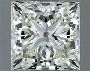 Picture of Natural Diamond 1.50 Carats, Princess with  Cut, J Color, VVS2 Clarity and Certified by IGI