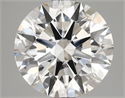 Lab Grown Diamond 2.67 Carats, Round with Excellent Cut, F Color, VVS2 Clarity and Certified by GIA