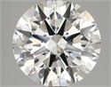 Lab Grown Diamond 2.67 Carats, Round with Excellent Cut, F Color, VVS2 Clarity and Certified by GIA