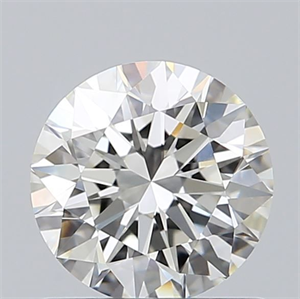 Picture of Natural Diamond 0.72 Carats, Round with Excellent Cut, I Color, VS2 Clarity and Certified by GIA