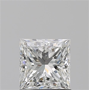 Picture of Natural Diamond 1.01 Carats, Princess with  Cut, H Color, VVS2 Clarity and Certified by GIA
