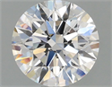 Lab Grown Diamond 1.08 Carats, Round with Excellent Cut, D Color, VS1 Clarity and Certified by IGI