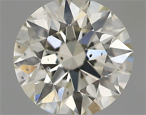 Picture of Natural Diamond 0.43 Carats, Round with Excellent Cut, I Color, SI1 Clarity and Certified by IGI