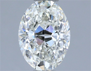 Picture of Natural Diamond 0.90 Carats, Oval with  Cut, H Color, VVS2 Clarity and Certified by IGI