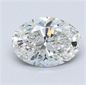 Diamante Natural 1.20 quilates, Ovalado , Color G, claridad VS1 y certificado GIA