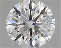 Natural Diamond 0.72 Carats, Round with Excellent Cut, I Color, I1 Clarity and Certified by GIA
