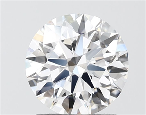 Picture of Lab Grown Diamond 1.54 Carats, Round with Ideal Cut, D Color, VVS2 Clarity and Certified by IGI