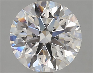 Picture of Lab Grown Diamond 2.71 Carats, Round with Excellent Cut, D Color, VVS1 Clarity and Certified by GIA