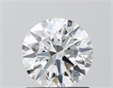 Lab Grown Diamond 1.09 Carats, Round with Ideal Cut, E Color, VVS1 Clarity and Certified by IGI