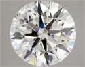 Diamante Natural 3.08 quilates, Redondo , Color J, claridad VVS2 y certificado GIA