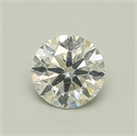 Natural Diamond 0.76 Carats, Round with Excellent Cut, I Color, SI2 Clarity and Certified by GIA