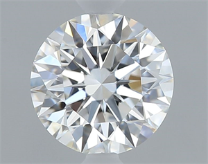 Foto Diamante Natural 0.54 quilates, Redondo , Color G, claridad IF y certificado GIA de