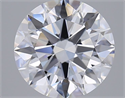 Lab Grown Diamond 2.74 Carats, Round with Excellent Cut, D Color, VVS2 Clarity and Certified by GIA